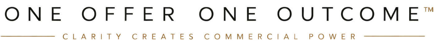 One Offer One Outcome™ | Commercial Clarity for Experts